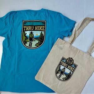 Devil’s Backbone Brewery Turquoise T-Shirt Size Medium and Canvas Tote Bag
